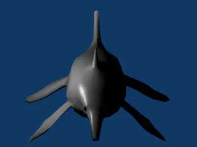 Shonisaurus dolphin 3D model