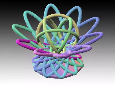 Aquarium-Ornaments Sea anemone Free 3D print model