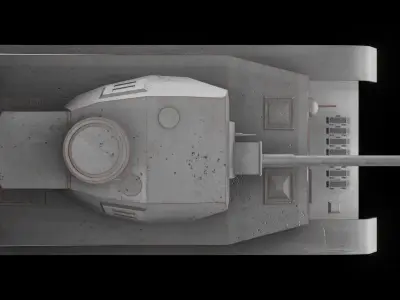 Panzerkampfwagen IV Ausf G Low-poly 3D model