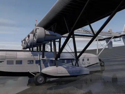 Sikorsky S-40 American Clipper 3D model