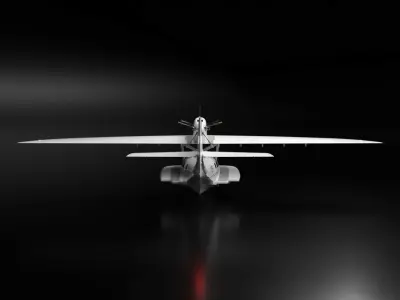 Dornier Seastar Low-poly 3D model