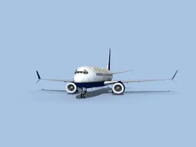 Boeing 737-800 Max Air Charter Intl 3D model