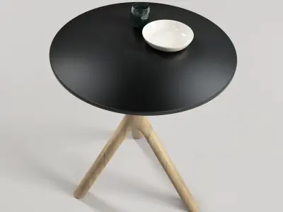 STORK side table Low-poly 3D model
