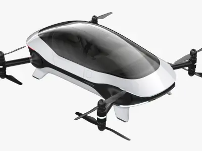 Autonomous Flying Taxi 3D model