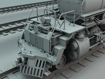 American Lacomotive union pacific  4096 3D model