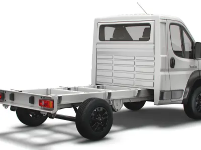 RAM Promaster Chassis Truck 3000WB 2022 3D model