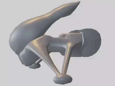 Futuristic Alien Spacecraft 3D model