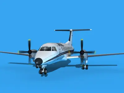 Embraer EMB120 Air Excel 3D model