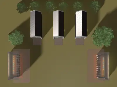 Outdoor pavilion 25-45 3D model