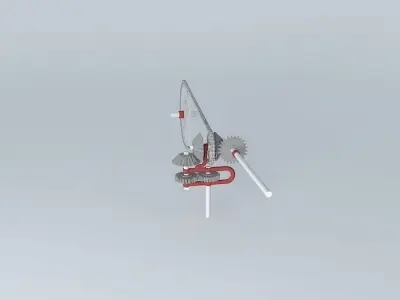 Chain drivetrain Free 3D model