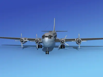 Boeing 377 Stratocruiser 2 3D model