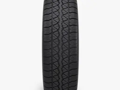  Classic Wire Wheel and Tire BFG 3D model