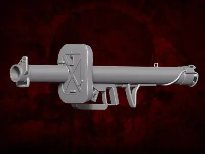 Panzerschreck 3D Printable Files For Action Figures 3D print model