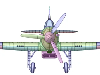 Hawker Hurricane MK-I 3D print model