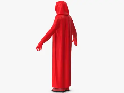 Hooded Costume 16 3D model