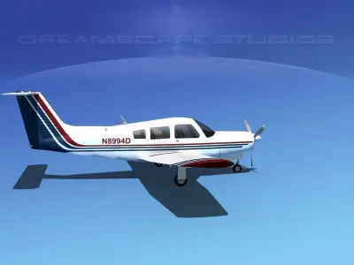 Piper PA-28R-201 Arrow III V11 3D model