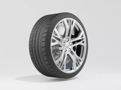 Audi A7 Sportback 2018 Wheel 3D model