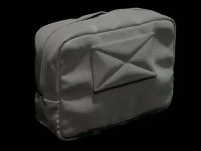 Marvelous Designer Admin Pouch 3D model