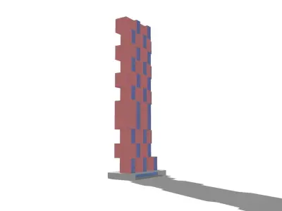 Commercial high-rise 05 3D model