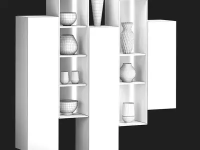 Hanged Cabinet Free 3D model
