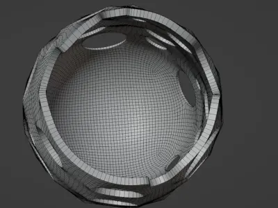 Wood vase Free 3D model