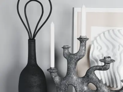 Decorative set 7 personalised lantern lamp 3D model