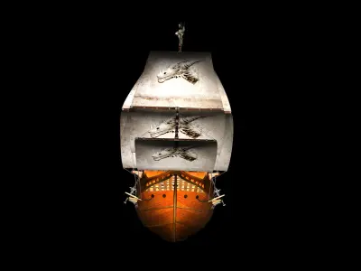 Sailing Ship Low-poly 3D model