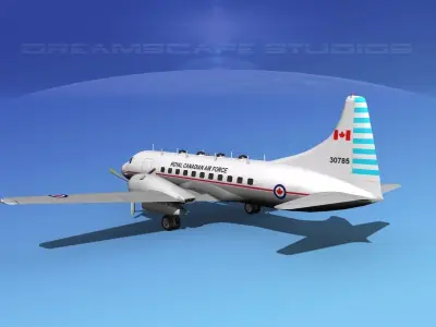 Convair T-29 Royal Canadian AF 3D model