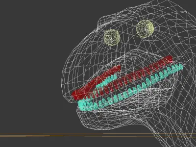 Brontosaurus dinosaur 3D model