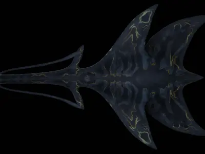 Ilu creature from Avatar The Way Of Water Low-poly 3D model