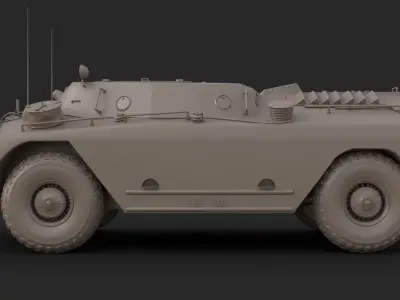 FUG OT 65 Clay Mental Ray  3D model