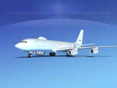 Boeing 707-E6B Mercury 3D model