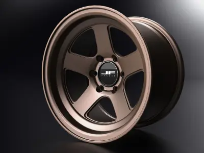 Titan FR3 Wheels 3D model