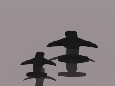 Fish model pair of shoes 3D model