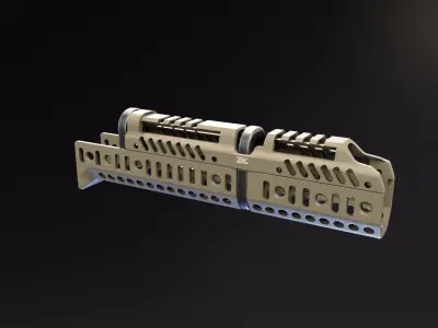 Zenitco Sport 1 Handguard Low-poly 3D model