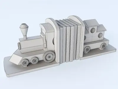 Wooden toys 3D model