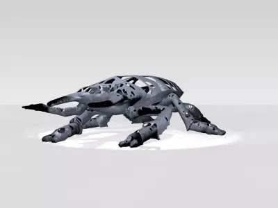 Stagbeetle Dust Voronoi 3D model