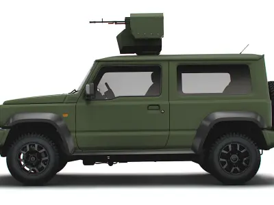 Suzuki Jimny Military DKBM 2022 3D model