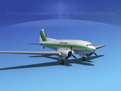 Douglas DC-3 Aero Master 3D model