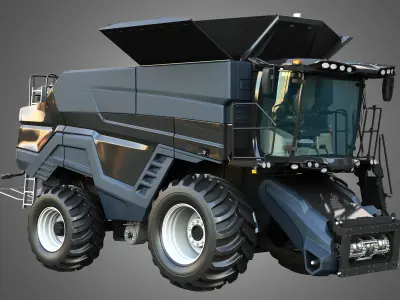 IDEAL - Combine Harvester - without Harvester Header 3D model