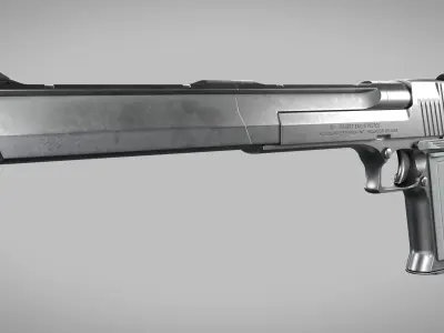 Desert Eagle Peacemaker Low-poly 3D model