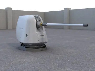 MK 45 Mod 2 3D model