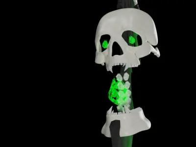 Necromancer sword 3D model