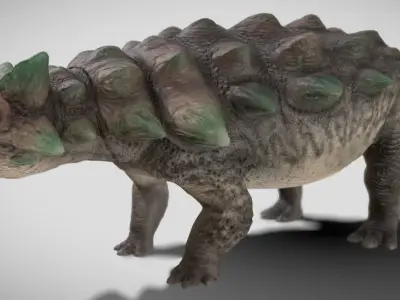Ankylosaurus Low-poly 3D model
