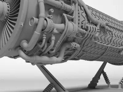 jet engine for Print 3D print model