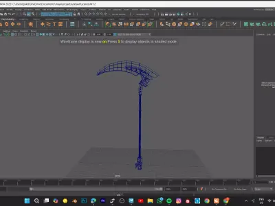Spinal slicer weapon Low-poly 3D model