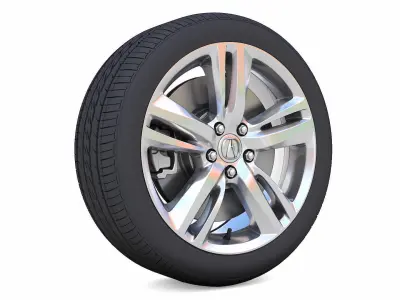  Acuras RDX Rim 3D Model Low-poly 3D model