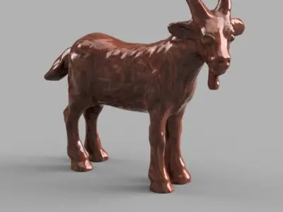 Bouc animal 3D print model