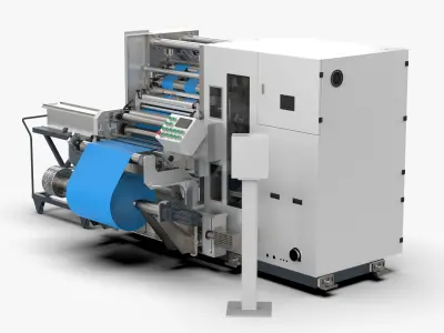 Automatic Lithium Battery Slitting Machine 3D model