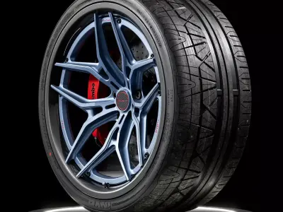 Nitto Invo 295 25 R22 97W 3D model